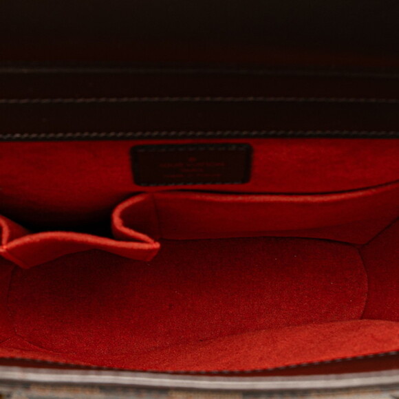 LOUIS VUITTON Brown Damier Leather Bag - Picture 4 of 7